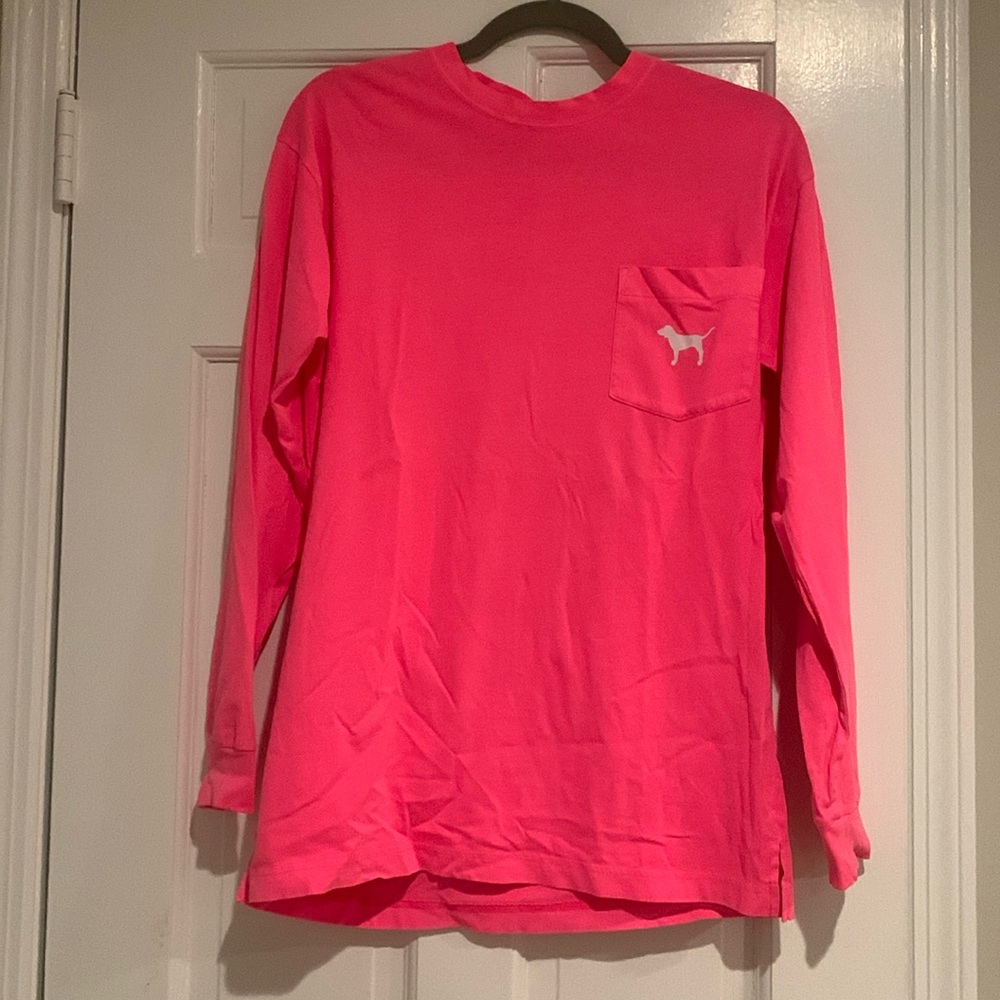 PINK LONG SLEEVE SHIRT